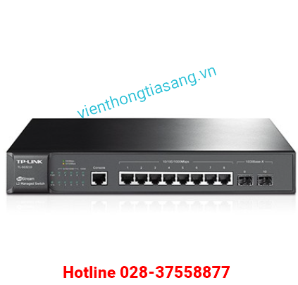 Switch TL-SG3210 JetStream 8-Port Gigabit L2+ Managed Switch with 2 SFP Slots