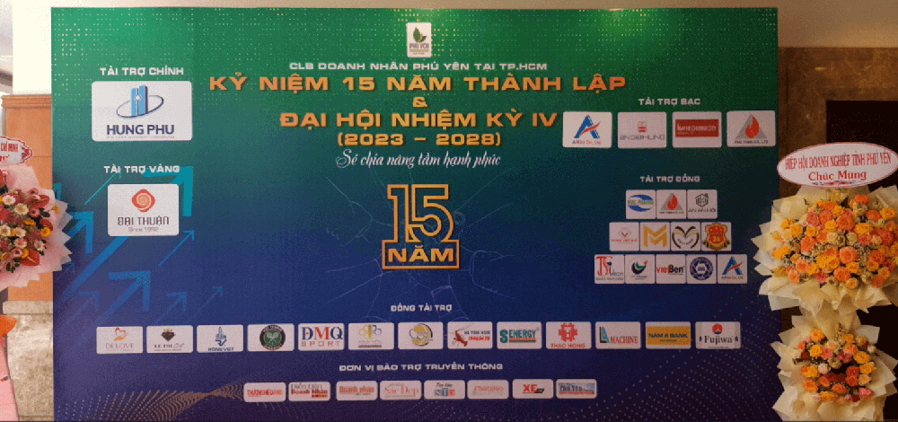Tia Sang Telecom nhà tài trợ giải Tennis Cúp Hưng Phú 2023, chào mừng Kỷ niệm 15 năm thành lập CLB doanh nhân Phú Yên